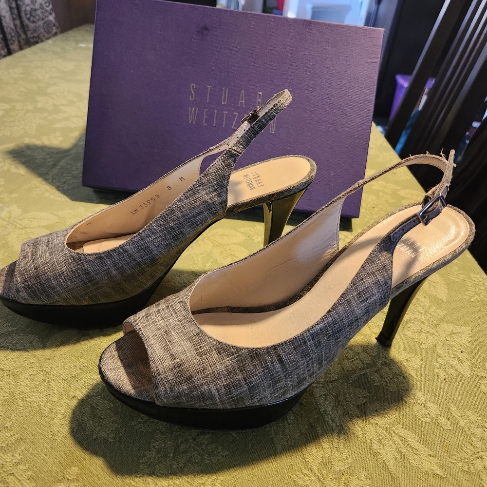 Stuart Weitzman Open Toe Pumps - image 2
